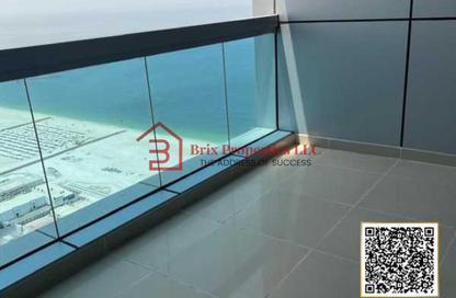 Apartment - 1 Bedroom - 2 Bathrooms for rent in Ajman Corniche Residences - Ajman Corniche Road - Ajman