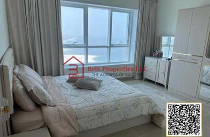 Apartment - 1 Bedroom - 2 Bathrooms for rent in Ajman Corniche Residences - Ajman Corniche Road - Ajman