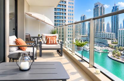 Apartment - 2 - 3 for rent in Sparkle Tower 2 - Sparkle Towers - Dubai Marina - Dubai