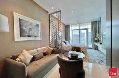 Apartment - Studio - 1 Bathroom for rent in Damac Maison Prive B - Damac Maison Prive - Business Bay - Dubai