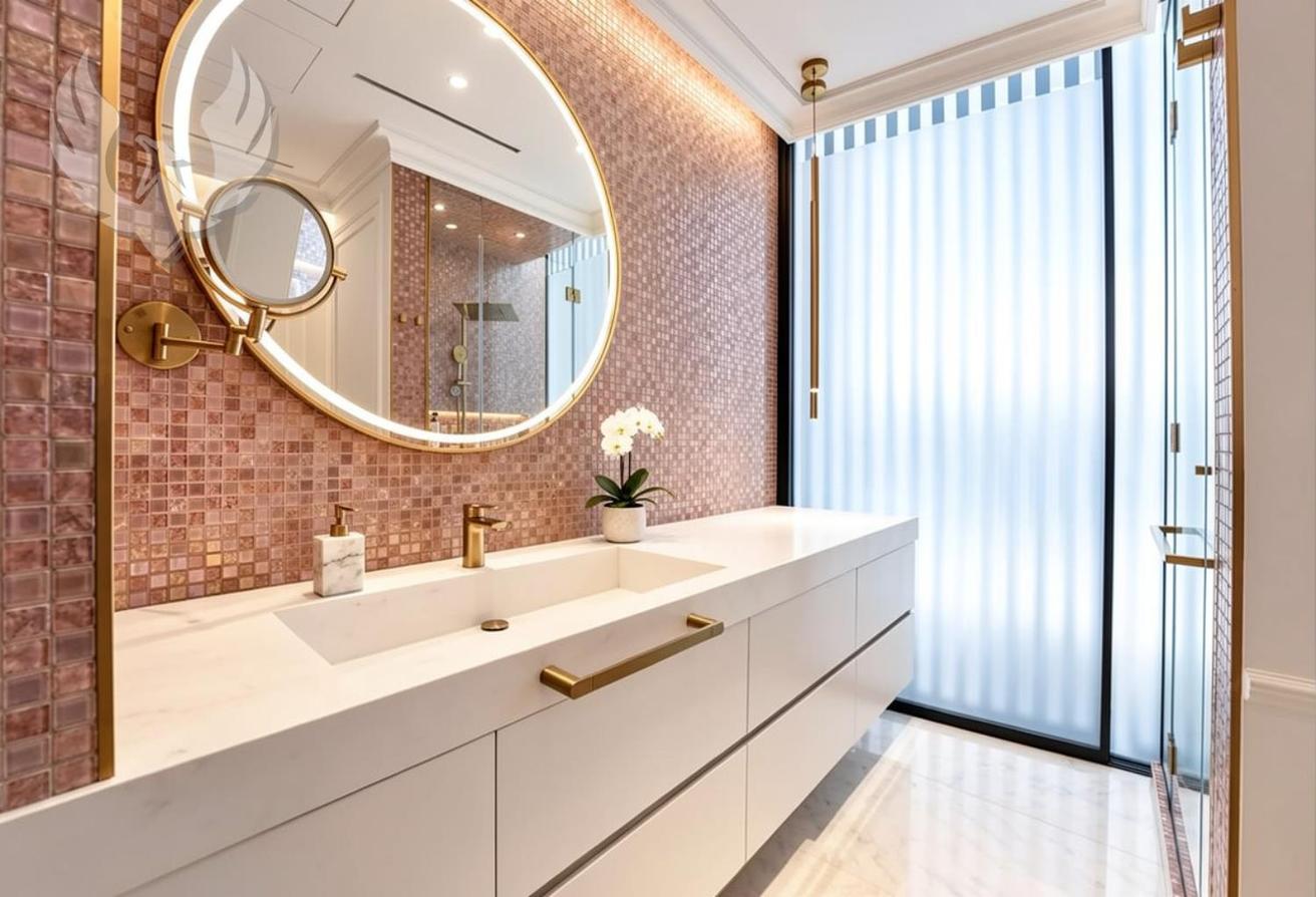 Living Tree, Rose-Blush+Emerald Bath, Corner Villa photo 12