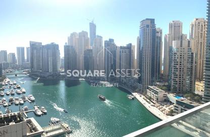 Apartment - 3 Bedrooms - 4 Bathrooms for rent in Silverene Tower A - Silverene - Dubai Marina - Dubai