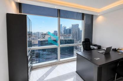 Office Space - Studio - 2 Bathrooms for rent in Tamani Art Tower - Business Bay - Dubai