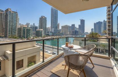 Apartment - 2 - 2 for sale in Marina Quays West - Marina Quays - Dubai Marina - Dubai