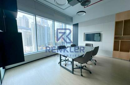 Office Space - Studio - 1 Bathroom for rent in The Prime Tower - Business Bay - Dubai