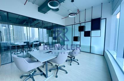 Office Space - Studio - 1 Bathroom for rent in The Prime Tower - Business Bay - Dubai