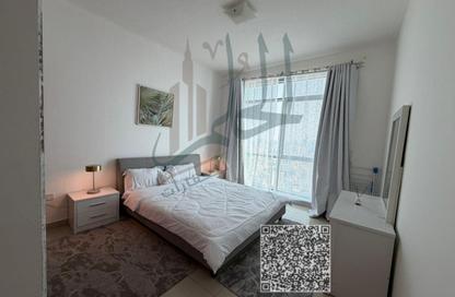Apartment - 1 Bedroom - 2 Bathrooms for rent in Corniche Tower - Ajman Corniche Road - Ajman
