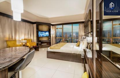Apartment - Studio - 1 Bathroom for rent in Gevora Hotel - Sheikh Zayed Road - Dubai