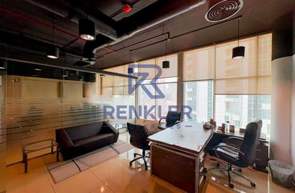 Office Space - Studio - 1 Bathroom for rent in Clover Bay Tower - Business Bay - Dubai