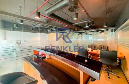 Office Space - Studio - 1 Bathroom for rent in Clover Bay Tower - Business Bay - Dubai