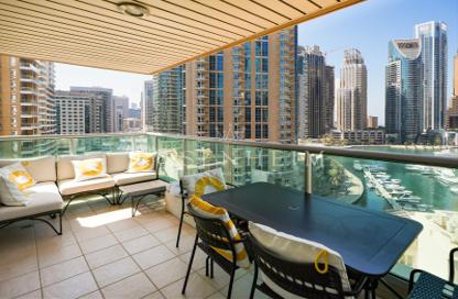 Apartment - 2 Bedrooms - 2 Bathrooms for rent in Al Yass Tower - Dubai Marina Towers - Dubai Marina - Dubai