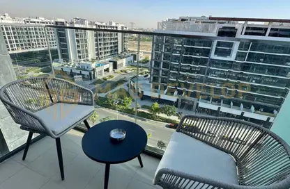 Apartment - Studio - 1 Bathroom for rent in AZIZI Riviera 16 - AZIZI Riviera - Meydan One - Meydan - Dubai