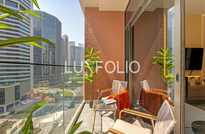 Apartment - Studio - 1 for rent in Peninsula Two - Peninsula - Business Bay - Dubai