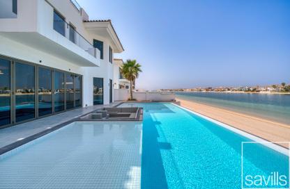 Villa - 6 Bedrooms - 7 Bathrooms for rent in Garden Homes Frond M - Garden Homes - Palm Jumeirah - Dubai