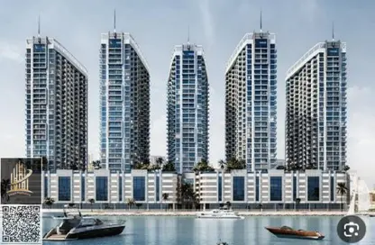 Apartment - 1 Bedroom - 2 Bathrooms for sale in Ajman Creek Towers - Al Rashidiya 1 - Al Rashidiya - Ajman