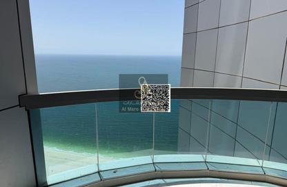 Apartment - 2 Bedrooms - 3 Bathrooms for rent in Corniche Tower - Ajman Corniche Road - Ajman