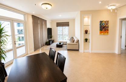 Apartment - 3 Bedrooms - 4 Bathrooms for rent in Jash Hamad - Shoreline Apartments - Palm Jumeirah - Dubai