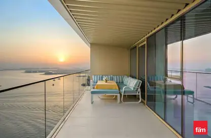 Apartment - 2 Bedrooms - 3 Bathrooms for rent in Grand Bleu Tower 1 - EMAAR Beachfront - Dubai Harbour - Dubai