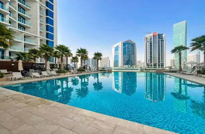 Apartment - Studio - 1 Bathroom for rent in Damac Maison Prive B - Damac Maison Prive - Business Bay - Dubai