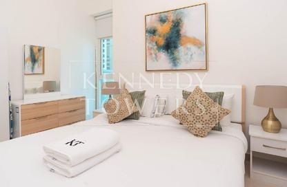 Apartment - 1 Bedroom - 1 Bathroom for rent in Continental Tower - Dubai Marina - Dubai