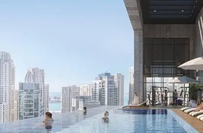 شقة - 2 غرف نوم - 2 حمامات للايجار في مارينا ليفنج - دبي مارينا - دبي