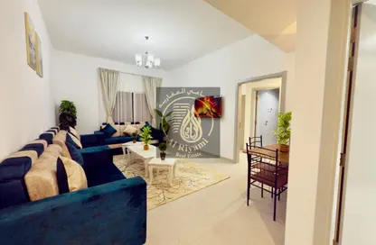 شقة - غرفة نوم - 2 حمامات للايجار في مساكن كورنيش عجمان - طريق كورنيش عجمان - عجمان