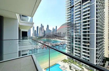 شقة - 2 غرف نوم - 2 حمامات للايجار في برج قصر الشاطئ 2 - قصر الشاطئ - إعمار بيتشفرونت - دبي هاربور - دبي
