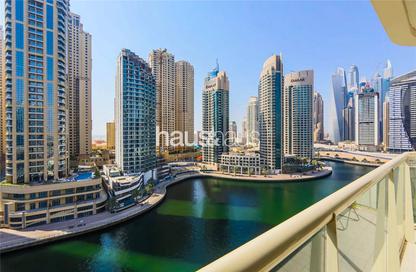 Apartment - 2 Bedrooms - 2 Bathrooms for rent in Marina View Tower B - Marina View - Dubai Marina - Dubai
