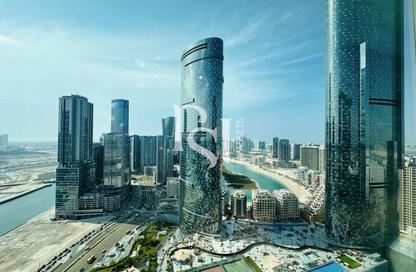 Apartment - 1 Bedroom - 2 Bathrooms for rent in The Gate Tower 1 - Shams Abu Dhabi - Al Reem Island - Abu Dhabi