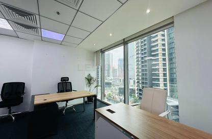 Office Space - Studio - 2 Bathrooms for rent in The Binary Tower - Business Bay - Dubai