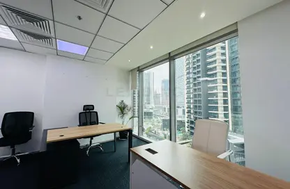 Office Space - Studio - 2 Bathrooms for rent in The Binary Tower - Business Bay - Dubai
