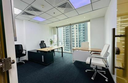 Office Space - Studio - 2 Bathrooms for rent in The Binary Tower - Business Bay - Dubai