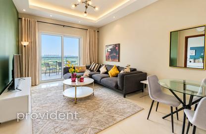 Apartment - 1 - 2 for rent in Hera Tower - Dubai Sports City - Dubai