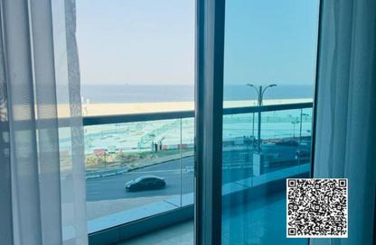 Apartment - 1 Bedroom - 2 Bathrooms for rent in Ajman Corniche Residences - Ajman Corniche Road - Ajman