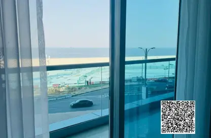 Apartment - 1 Bedroom - 2 Bathrooms for rent in Ajman Corniche Residences - Ajman Corniche Road - Ajman