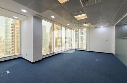 Office Space - Studio - 1 Bathroom for rent in Al Habtoor Business Tower - Dubai Marina - Dubai