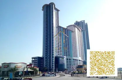 Apartment - 3 Bedrooms - 4 Bathrooms for rent in Ajman Corniche Residences - Ajman Corniche Road - Ajman