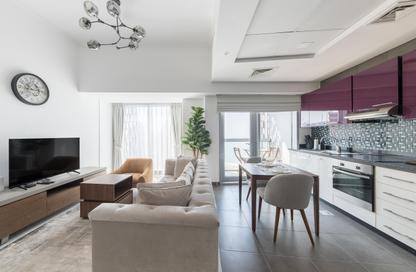Apartment - 1 - 2 for rent in Cayan Tower - Dubai Marina - Dubai
