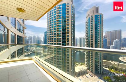 Apartment - 1 Bedroom - 2 Bathrooms for rent in Blakely Tower - Park Island - Dubai Marina - Dubai