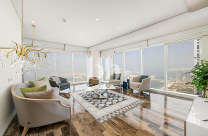 Apartment - 4 - 4 for rent in Damac Heights - Dubai Marina - Dubai
