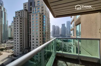 Apartment - 2 Bedrooms - 3 Bathrooms for rent in Al Mass Tower - Emaar 6 Towers - Dubai Marina - Dubai