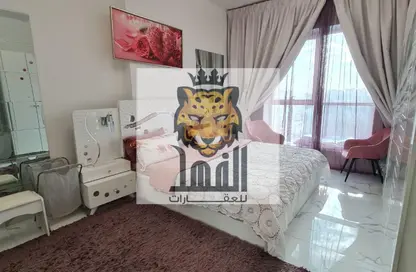 شقة - غرفة نوم - 2 حمامات للايجار في برج الواحة - الراشدية 1 - الراشدية - عجمان