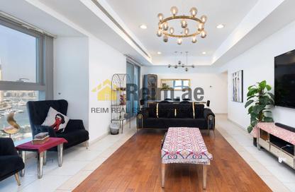 Apartment - 3 Bedrooms - 4 Bathrooms for rent in Princess Tower - Dubai Marina - Dubai