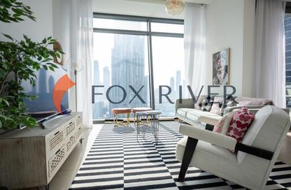 Apartment - 2 Bedrooms - 3 Bathrooms for rent in Burj Vista 1 - Burj Vista - Downtown Dubai - Dubai