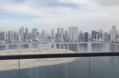 Apartment - 3 Bedrooms - 4 Bathrooms for rent in Al Khan Lagoon Tower - Al Khan Lagoon - Al Khan - Sharjah