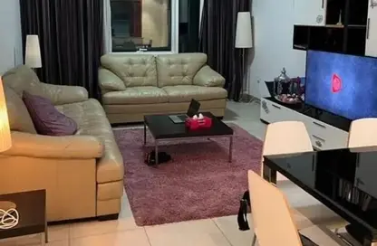 Apartment - 1 Bedroom - 2 Bathrooms for rent in MAG 218 - Dubai Marina - Dubai