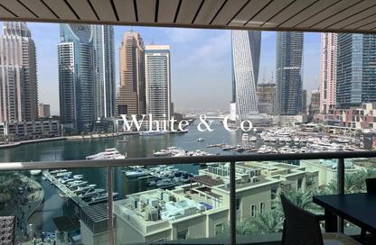 Apartment - 2 Bedrooms - 3 Bathrooms for rent in Al Yass Tower - Dubai Marina Towers - Dubai Marina - Dubai