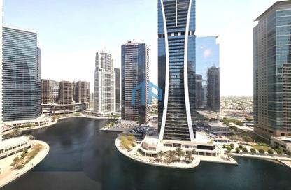 Office Space - Studio - 1 for rent in One Lake Plaza - JLT Cluster T - Jumeirah Lake Towers - Dubai
