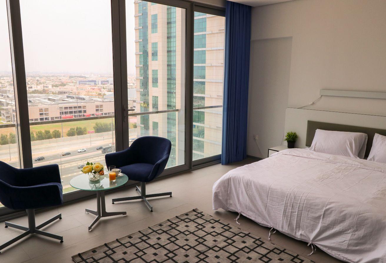 Large furnished studio for rent in Tecom photo 13
