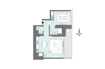 Apartment - 1 Bedroom - 2 Bathrooms for sale in Peninsula Four - Peninsula - Business Bay - Dubai